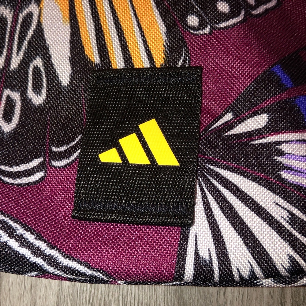 adidas x Farm Rio Sacoche Shoulder Bag Multi Color Corn Gold Butterfly Print NWT - Picture 16 of 16